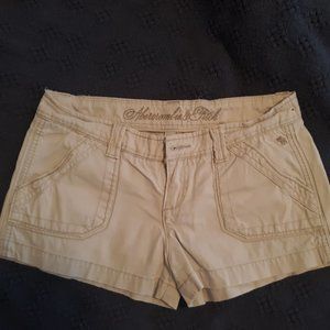 Khaki Cream Shorts